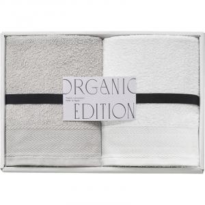 オーガニックエディション オーガニックコットン使用国産フェイスタオル2P OE1020