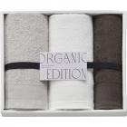 オーガニックエディション オーガニックコットン使用国産フェイスタオル2P&ウォッシュタオル OE1025