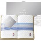 今治 ザ ホワイト 日本製 フェイスタオル2P 65520