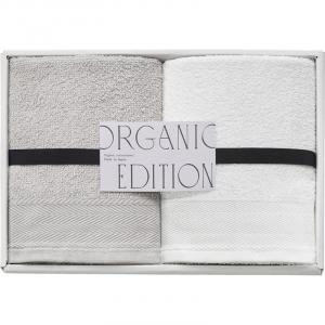 オーガニックエディション オーガニックコットン使用国産フェイスタオル2P OE1020