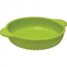 耐熱シリコン ラウンドディッシュ グリーン JA22-27-7s