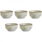 レンジ小鉢 5個セット リーフ JA23-31-7s5p