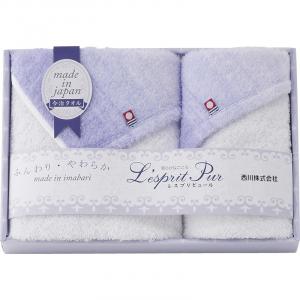 nishikawa レスプリピュール 今治製フェイスタオル&ウォッシュタオル TT82203507