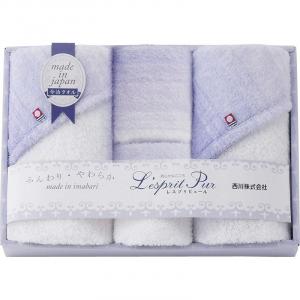 nishikawa レスプリピュール 今治製フェイスタオル2P&ウォッシュタオル2P TT82403507