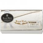 ロイヤルリッチ 国産ジャガードシルク混綿毛布 RR44150