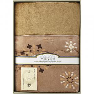 吸湿発熱わた入り 国産やわらかタッチ毛布ふとん SV-4010